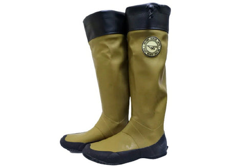 【HI-TEC KAGEROW カーキ】ハイテック カゲロウ ラバーレインブーツ 長靴